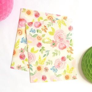 Floral Bliss Apparel Envelope Packaging Set